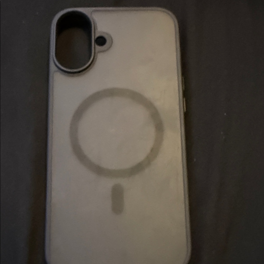 Black &Grey Magnetic Wireless Charging Compatible Phone Case IPhone 16 Plus